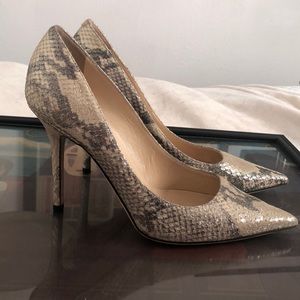 Jimi Choo Snakeskin Pumps
